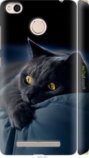 Чохол на Xiaomi Redmi 3x Димчастий кіт "825m-441-2448"