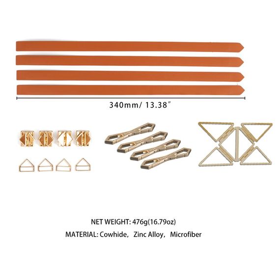 Набір для зв'язування LOCKINK Hogtie Set - Brown | Зображення 7