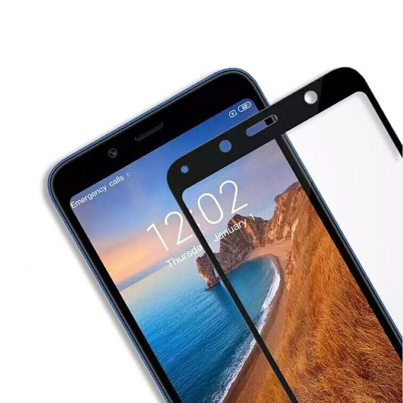 Захисне скло 2.5D на весь екран для Xiaomi Redmi 7A | Зображення 1
