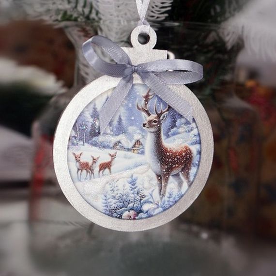 Творческий набор для создания 3-х елочных украшений "Winter Forest" FDCKW-052 | Зображення 7