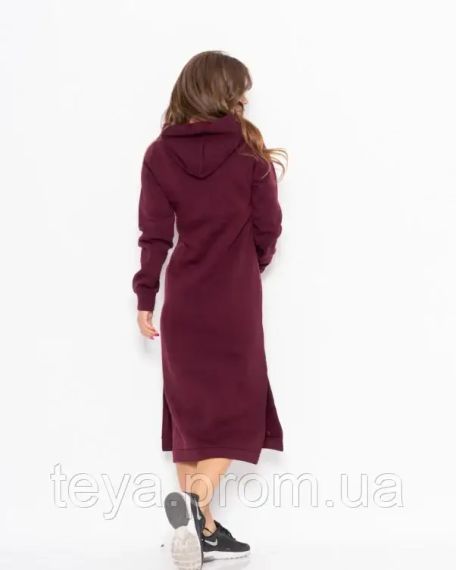 Плаття для жінок колір бордовий розмір L FI_000192 | Зображення 2
