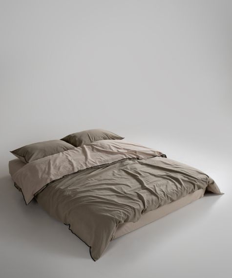 Постільна білизна Limasso Stonewashed Essualte 200 х 220 см Oxford Tan - Akdeniz Yesili | Зображення 4