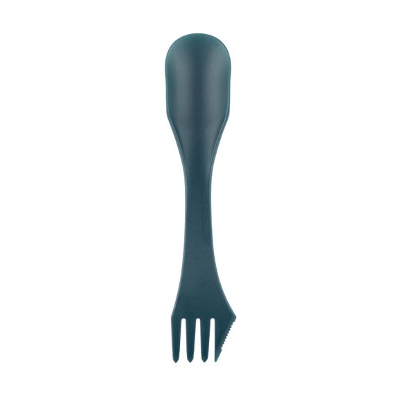 Ловилка Tribe Spork пластикова бірюзова, туристична ложка-виделка трайб легка для походу та риболовлі