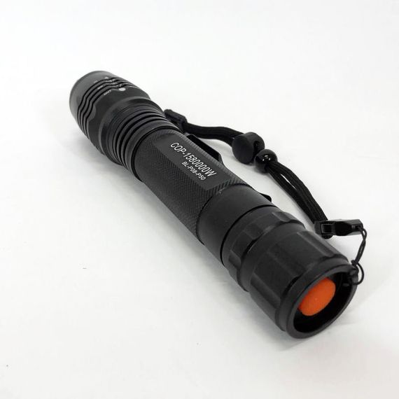 Фонарь переносной с лед лампой Bailong, Лед фонарик с зарядкой, Фонарь ручной металлический TH-48 | Зображення 2