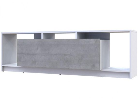 Стенка в гостинную Doros U1 160х38х48 см Белый/Бетон (DRS-011409) | Зображення 1