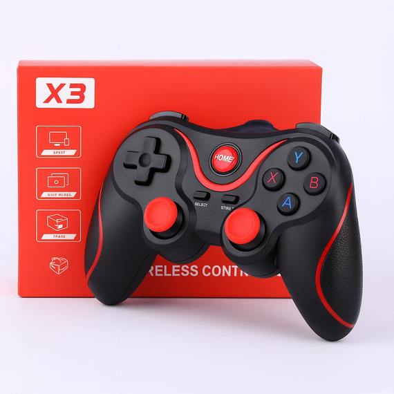 Беспроводной джойстик Terios T-3 для Android iOS PC PS3 TV Box Smart TV Black | Зображення 6