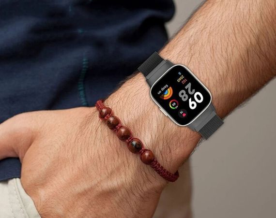 Міланський сітчастий ремінець Primo для годинника Xiaomi Redmi Watch 3 - Black | Зображення 4