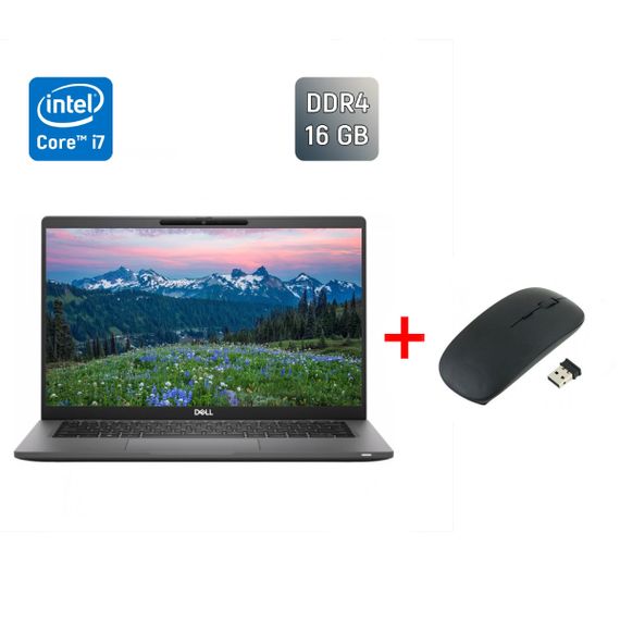 Ультрабук Б-клас Dell Latitude 7420 / 14" (1920x1080) IPS / Intel Core i7-1185G7 (4 (8) ядра по 3.0 - 4.8 GHz) / 16 GB DDR4 / 256 GB SSD / Intel Iris Xe Graphics / WebCam / USB Type-C / Windows 11 б/в + Подарунок Бездротова миша / USB