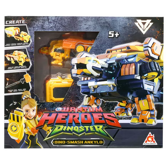 Динозавр-трансформер Мега Дино-смеш Анкіло DINOSTER EU580806 Різнокольоровий shop (6900007608046) | Зображення 1