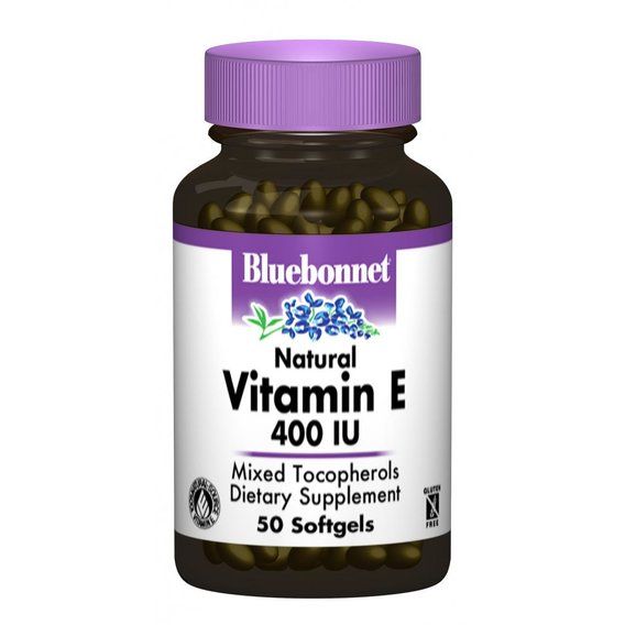 Витамин E Bluebonnet Nutrition Natural Vitamin E 400IU 50 Caps
