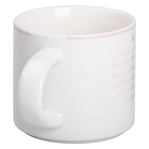 Кружка фарфоровая 350 (мл) для кофе и чая Белая RX-N240126W | Зображення 1