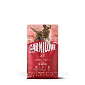 Беззерновий сухий корм Carnilove для дуже активних собак усіх порід оленина та кабан 4 кг (арт. 173686)