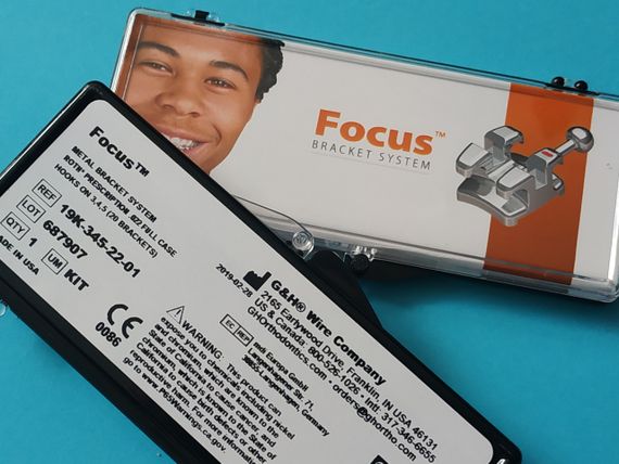 Металлические брекеты FOCUS, Roth .018" w/h 345, (нижняя челюсть: 10 шт.) | Зображення 2