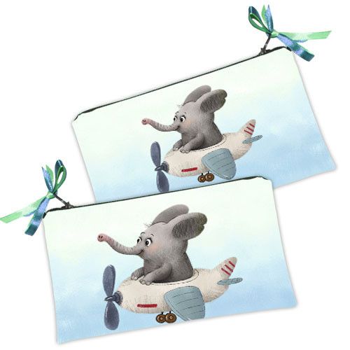 Косметичка жіноча Слоник 20х12 см (K_22DT009)