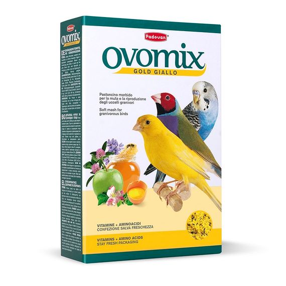 Корм Padovan Ovomix Gold giallo для декоративных птиц 300 гр