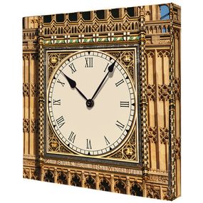 Часы настенные на холсте Big Ben 35х35х4,2 см (CH_K_14I001)