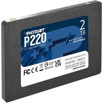 Накопитель SSD 2.5&quot; 2TB P220 Patriot (P220S2TB25) (P220S2TB25) | Зображення 2