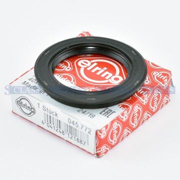 Сальник задней ступицы VW Caddy 1.4-1.9 i/D/SDI 82- (40x52/58x7.6), Elring, 045.772,