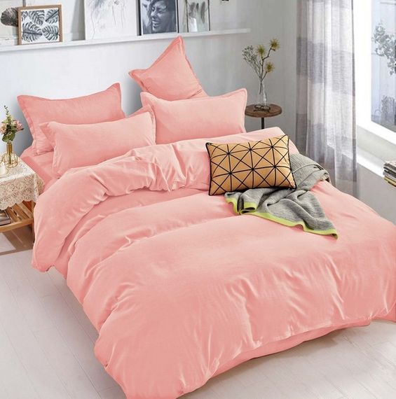 Комплект постільної білизни Soho Євро Elle 200х230 см SOLO Cream