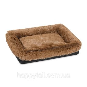 Лежак Priroda Volf для собак, коричневий, 50х40х10 см