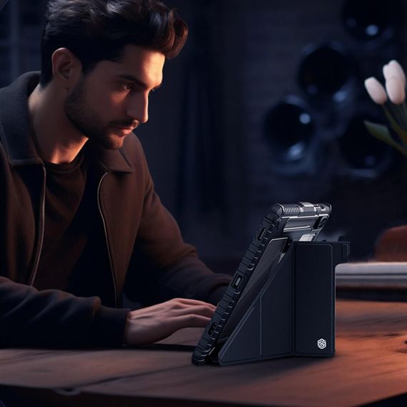 Чохол-книжка Nillkin Bumper Pro Multi-angle для Samsung Galaxy Tab S9 11'' Black | Зображення 5