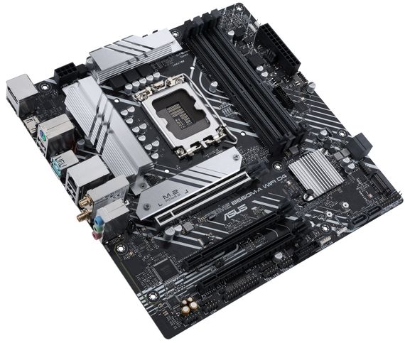 Материнcкая плата ASUS PRIME B660M-A WIFI D4 s1700 B660 4xDDR4 M.2 HDMI DP Wi-Fi BT mATX 90MB1AE0-M1EAY0 | Зображення 2