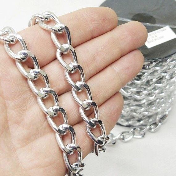 Декоративные цепи, цвет серебро 3,2 мм
