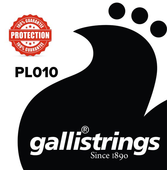 Струна для акустичної гітари Gallistrings PL010 (.010), Steel