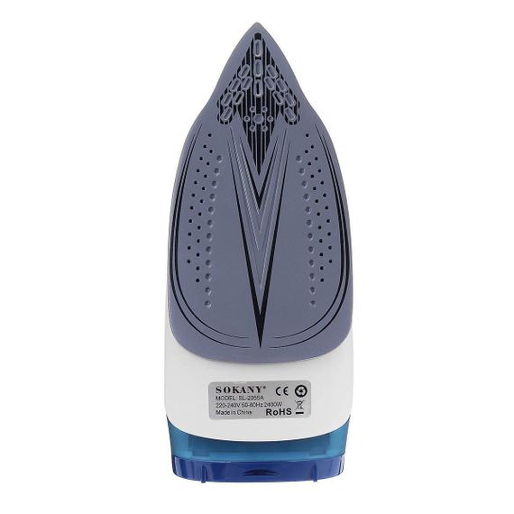 Праска бездротова парова Sokany SK-2055 2400 Вт з підставкою та керамічною підошвою з відпарюванням | Зображення 2