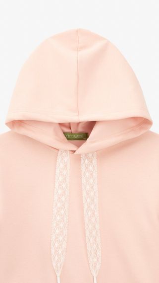 Худі однотонний для дівчинки 851049 110 см Пудровий shop (2000999436802) | Зображення 1