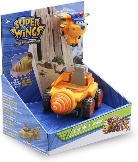 Ігровий набір Super Wings Donnie's Driller, Бурильний автомобіль Донні (EU730843) | Зображення 6