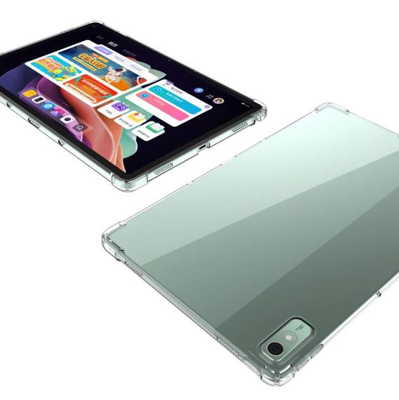 Силиконовый чехол бампер Primolux Silicone для планшета Lenovo Tab P11 2nd Gen 11.5" (TB-350 / TB-355) - Clear | Зображення 2