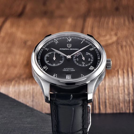 Годинник P2agani Design PD-1772 Silver-Black | Зображення 1