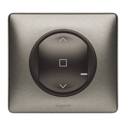 Celiane with NETATMO. Умный выключатель жалюзи 2А 230В. Графит (064896)
