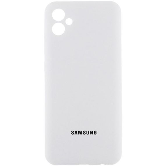 Чохол Silicone Cover Lakshmi Full Camera (AAA) with Logo для Samsung Galaxy A05 Білий / White