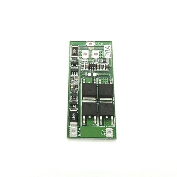 BMS 2S контроллер заряда-разряда Li-Ion 18650 20A 7.4V | Зображення 2