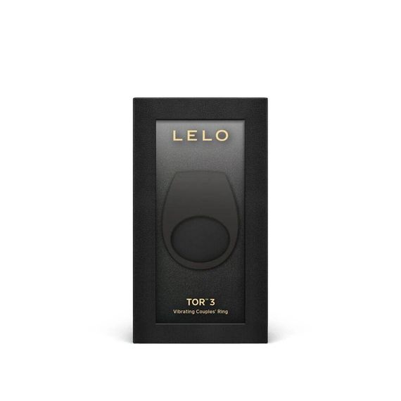 Эрекционное кольцо с вибрацией LELO Tor 3 Black, управление со смартфона sexstyle | Зображення 4
