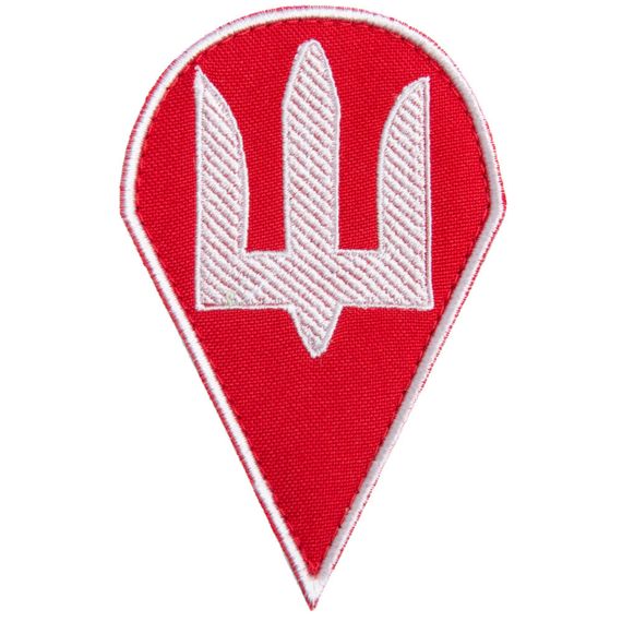 Шеврон IDEIA 87305 Україна 6,3*9,8  Габардин Червоний