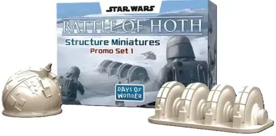 Миниатюры сооружений для игры Звездные Войны. Битва за Хот (Battle of Hoth. Structures Promo)