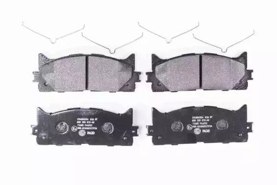 Колодки передні гальмівні, lexus es/toyota camry 2.4-3.5 HELLA PAGID (8DB355012401) | Зображення 1