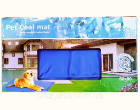 Охлаждающий коврик для собак и котов Pet Cool mat Синий 50х90 см 69229