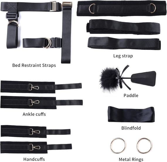 БДСМ-набор LOCKINK YEAHWOW Bed Restraint set | Зображення 6