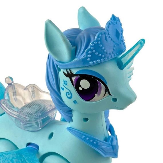 Интерактивная игрушка "Единорог" HJ708(Blue) музыка, свет | Зображення 1