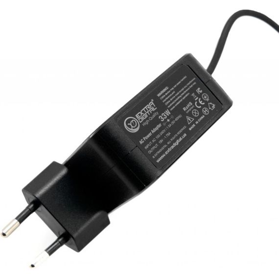 Блок живлення до ноутбуку Extradigital Asus 19V, 1.75A, 33W (4.0x1.35) High Quality (PSA3859) | Зображення 1