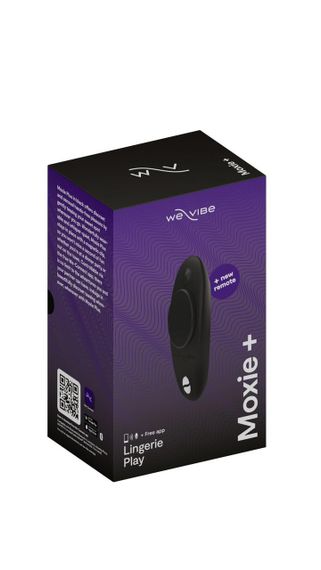 Смарт-вібратор у трусики We-Vibe Moxie+ Satin Black, оновлений пульт ДК Sex Aura | Зображення 2