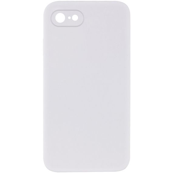 Чохол Silicone Case Square Full Camera Protective (AA) NOLOGO для Apple iPhone 6/6s (4.7") Білий / White