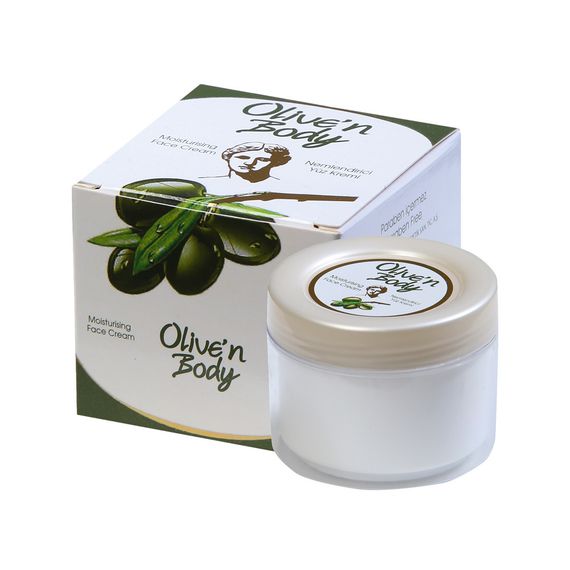 Увлажняющий крем Rain для лица с экстрактом листьев масла и алоэ Olive'n Body 100 мл