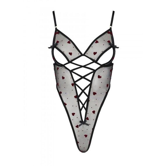 Еротичний боді з малюнком LOVELIA BODY black S/M - Passion | Зображення 4