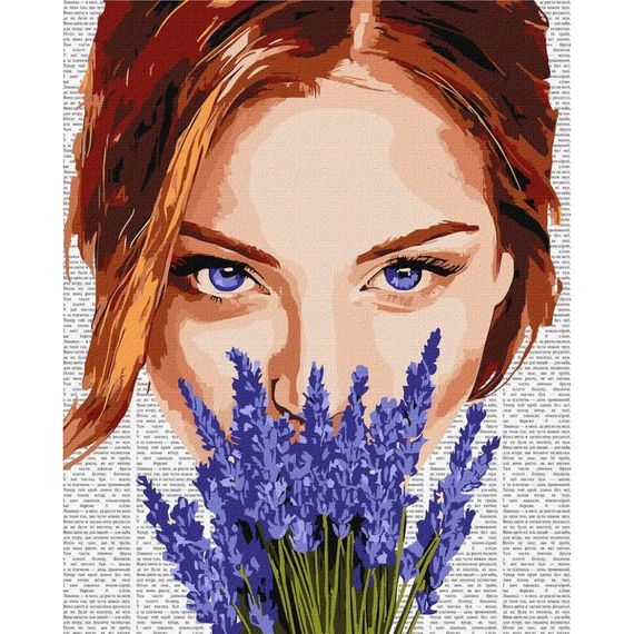 Картина за номерами "Барвиста поезія: Лаванда" ©art_selena_ua KHO8595, 40x50 см