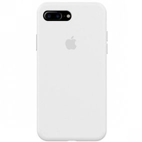 Чехол Silicone Case Full Protective (AA) для Apple iPhone 7 plus / 8 plus (5.5") Белый / White